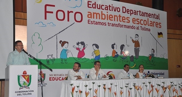 Foro Educativo Departamental - ambientes escolares - Unibagué